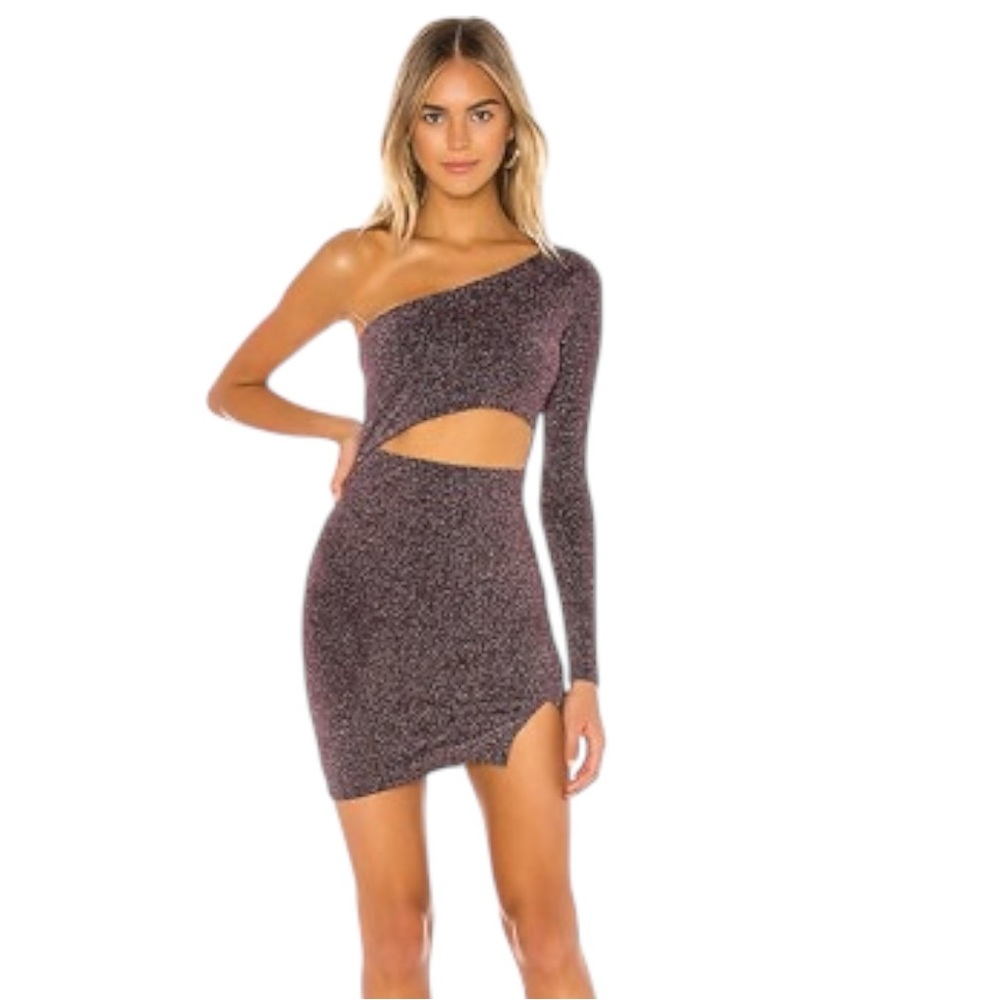 Superdown Ashleigh One Shoulder Dress – Size Medium